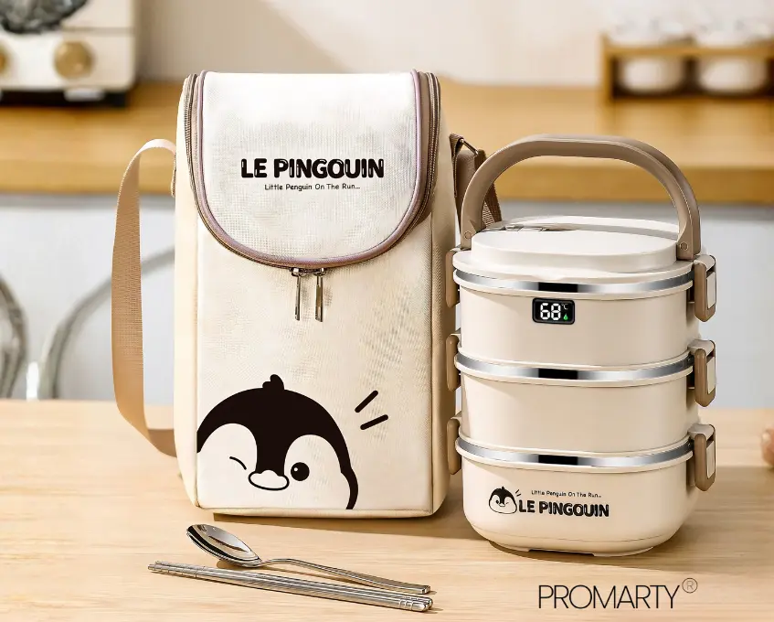 premium, stylish Stainless Steel Insulated Lunch Box Bucket